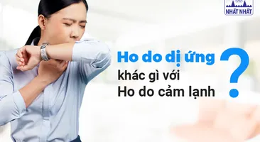 Ho do dị ứng khác gì với ho do cảm lạnh?