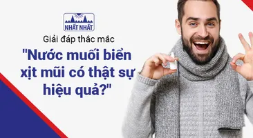 Giải đáp thắc mắc: Nước muối biển xịt mũi có thật sự hiệu quả?