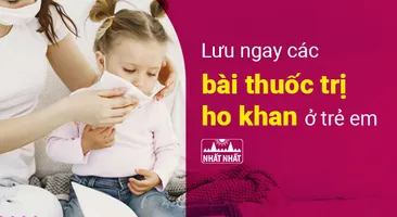 Lưu ngay các bài thuốc trị ho khan ở trẻ em