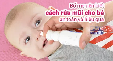 Bố mẹ nên biết – Cách rửa mũi cho bé an toàn và hiệu quả