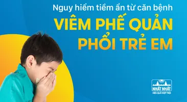 Nguy hiểm tiềm ẩn từ căn bệnh viêm phế quản phổi trẻ em