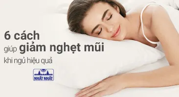 6 cách giúp giảm nghẹt mũi khi ngủ hiệu quả