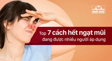 Top 7 cách hết ngạt mũi đang được nhiều người áp dụng
