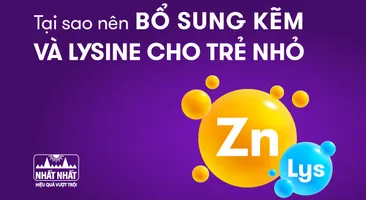 Tại sao nên bổ sung kẽm và lysine cho trẻ nhỏ?