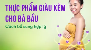 Thực phẩm giàu kẽm cho bà bầu: Cách bổ sung hợp lý