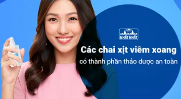 Các chai xịt viêm xoang có thành phần thảo dược an toàn