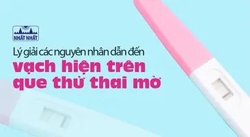 Lý giải các nguyên nhân dẫn đến vạch hiện trên que thử thai mờ 