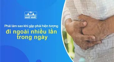 Phải làm sao khi gặp phải hiện tượng đi ngoài nhiều lần trong ngày?