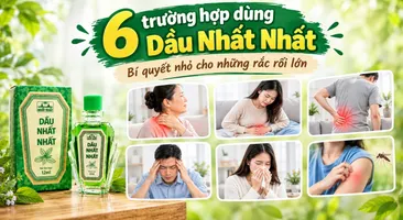 6 trường hợp dùng Dầu Nhất Nhất: Bí quyết nhỏ cho những rắc rối lớn