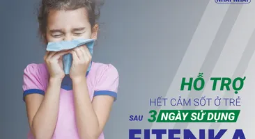 Hỗ trợ hết cảm sốt ở trẻ sau 3 ngày sử dụng với Fitenka