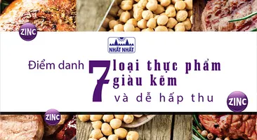 Điểm danh 7 loại thực phẩm giàu kẽm và dễ hấp thu