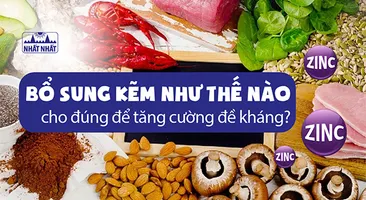 Bổ sung kẽm như thế nào cho đúng để tăng cường đề kháng?