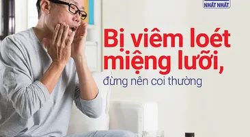 Bị viêm loét miệng lưỡi, đừng nên coi thường!