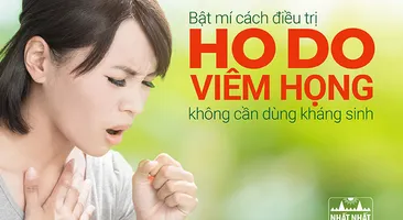 Bật mí cách điều trị ho do viêm họng không cần dùng kháng sinh