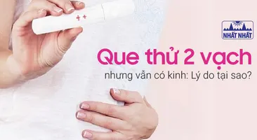 Que thử 2 vạch nhưng vẫn có kinh: Lý do tại sao?