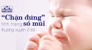 “Chặn đứng” tình trạng sổ mũi thường xuyên ở trẻ