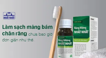Làm sạch mảng bám chân răng chưa bao giờ đơn giản như thế!