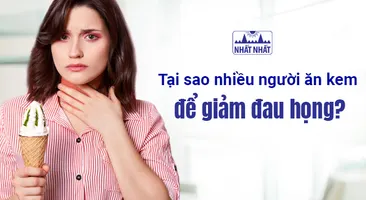 Tại sao nhiều người ăn kem để giảm đau họng?