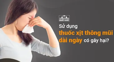 Sử dụng thuốc xịt thông mũi dài ngày có gây hại?