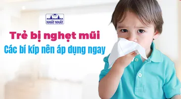 Trẻ bị nghẹt mũi: Các bí kíp nên áp dụng ngay 