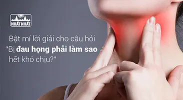 Bật mí lời giải cho câu hỏi “Bị đau họng phải làm sao hết khó chịu?”