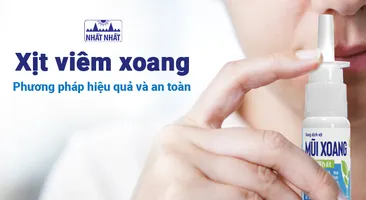 Xịt viêm xoang – phương pháp hiệu quả và an toàn