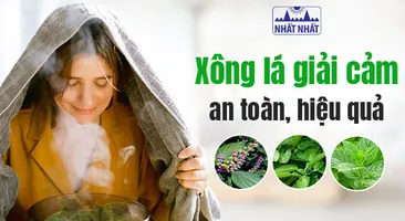 "Chia sẻ" Xông lá giải cảm an toàn, hiệu quả