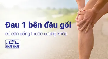 Đau 1 bên đầu gối có cần uống thuốc xương khớp?