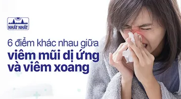 6 điểm khác nhau giữa viêm mũi dị ứng và viêm xoang