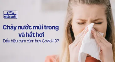 Chảy nước mũi trong và hắt hơi: Dấu hiệu dị ứng, cảm cúm hay Covid-19? 