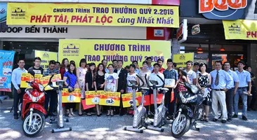 Nhất Nhất tưng bừng trao thưởng Quý 2.2015 cho Khách hàng