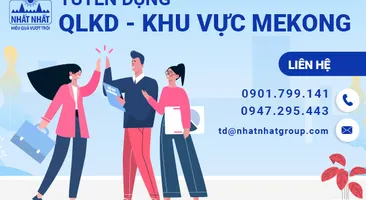 Tuyển dụng quản lý kinh doanh khu vực Mekong