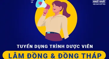 Tuyển dụng trình dược viên Đồng Tháp - Lâm Đồng