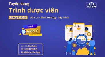 Tuyển dụng tháng 8/2022: TDV Sơn La, Bình Dương, Tây Ninh