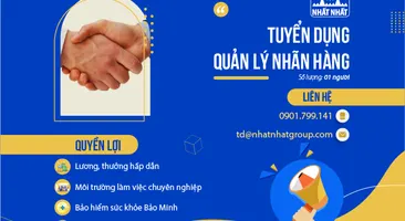 Tuyển dụng Chuyên viên quản lý nhãn hàng