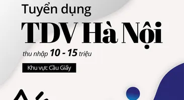 Tuyển dụng Trình dược viên Hà Nội (khu vực Cầu Giấy)