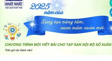 Chương trình Mời viết bài cho Tập san nội bộ số Xuân 2025