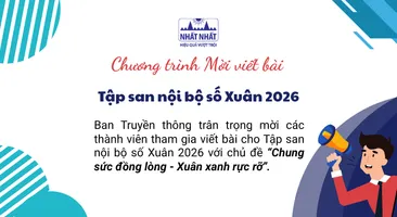 Chương trình Mời viết bài cho Tập san nội bộ số Xuân 2026