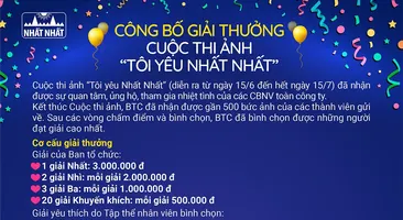 Thông báo kết quả Cuộc thi ảnh “Tôi yêu Nhất Nhất”