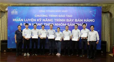 Đào tạo Kỹ năng trình bày bán hàng & Bán hàng theo nhóm SP: Nhất Nhất chú trọng đầu tư phát triển nhân sự

