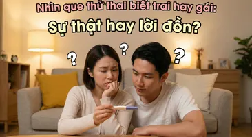 Nhìn que thử thai biết trai hay gái: Sự thật hay lời đồn?