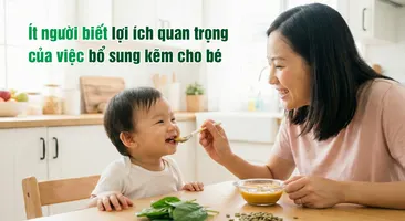 Ít người biết lợi ích quan trọng của việc bổ sung kẽm cho bé