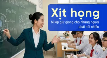 Xịt họng - bí kíp giữ giọng cho những người phải nói nhiều