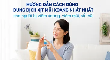 Hướng dẫn cách dùng Dung dịch Xịt Mũi Xoang Nhất Nhất cho người bị viêm xoang, viêm mũi, sổ mũi