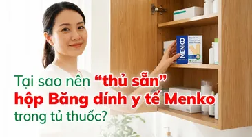 Tại sao nên "thủ sẵn" hộp Băng dính y tế Menko trong tủ thuốc?