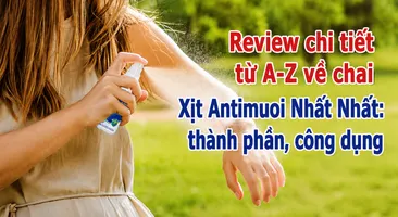 Review chi tiết từ A-Z về chai Xịt Antimuoi Nhất Nhất: thành phần, công dụng