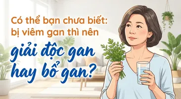 Có thể bạn chưa biết: bị viêm gan thì nên giải độc gan hay bổ gan?