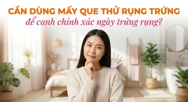 Cần dùng mấy que thử rụng trứng để canh chính xác ngày trứng rụng?