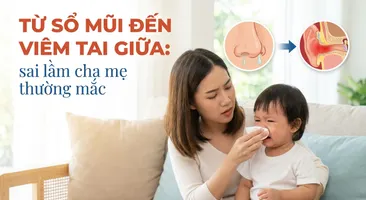 Từ sổ mũi đến viêm tai giữa: sai lầm cha mẹ thường mắc