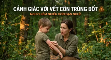 Cảnh giác với vết côn trùng đốt: nguy hiểm nhiều hơn bạn nghĩ!